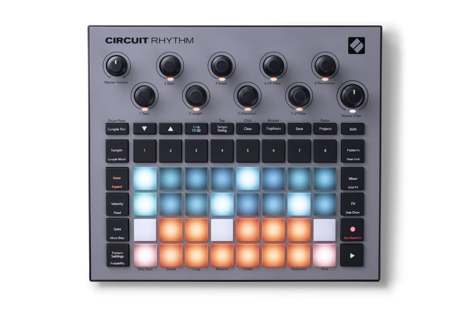 Novation CIRCUIT RHYTHM Groovebox w/ Sample Import