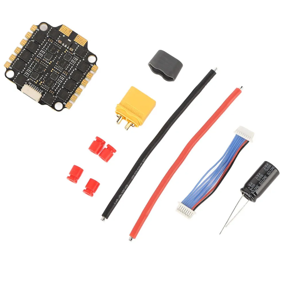 Original JHEMCU RuiBet 45A BLHELI_S Dshot600 3-6S Brushless 4 in1 ESC 30X30mm for FPV Freestyle Flight Controller
