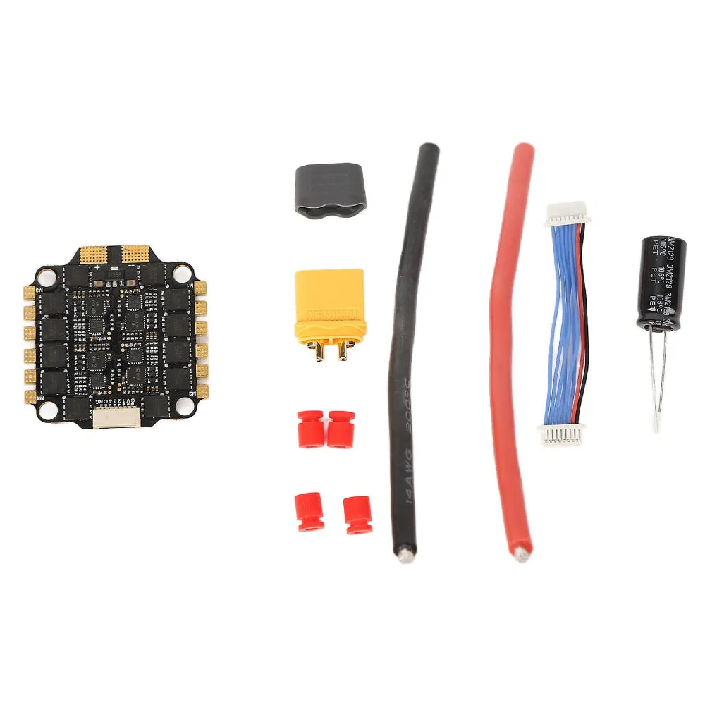 Original JHEMCU RuiBet 45A BLHELI_S Dshot600 3-6S Brushless 4 in1 ESC 30X30mm for FPV Freestyle Flight Controller