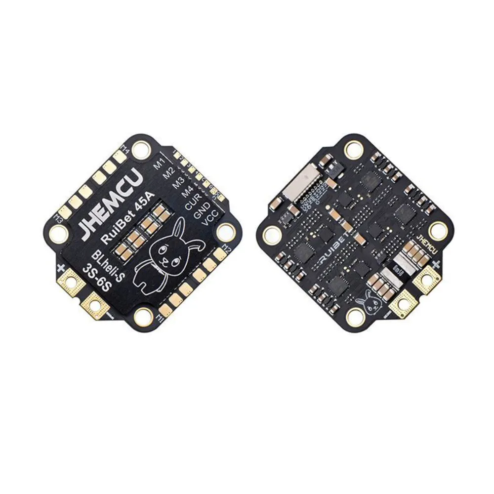 Original JHEMCU RuiBet 55A BLHELI_S Dshot600 3-6S Brushless 4 in 1 ESC  for Freestyle Flight Controller