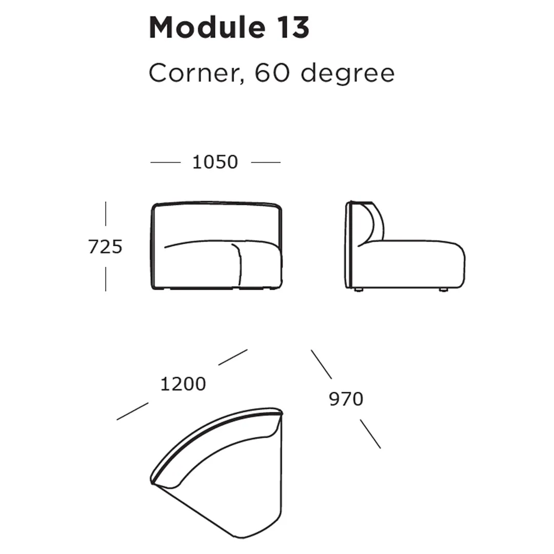 Panorama Modular Sofa (Modules 9-15)