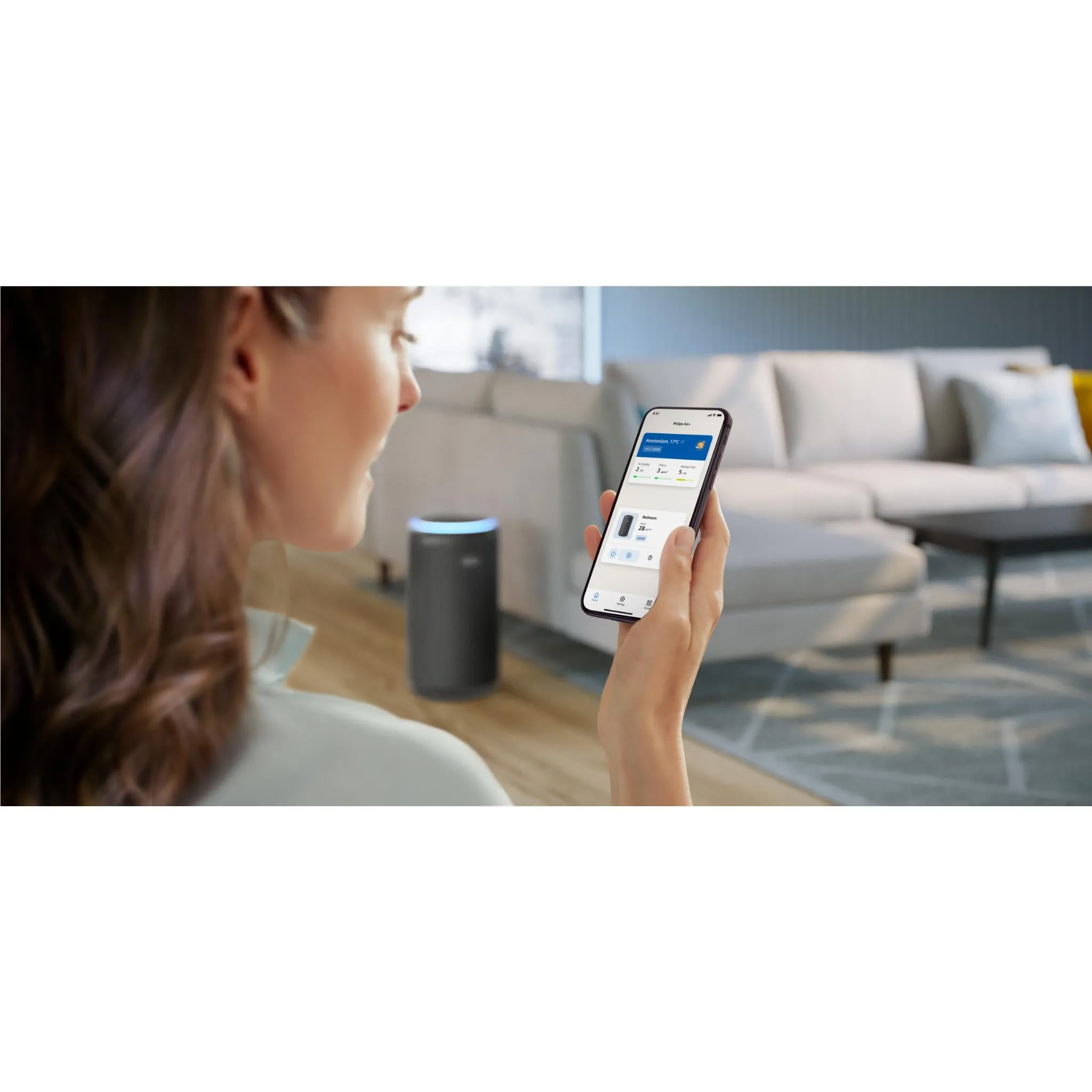Philips PureProtect 3200 Series Smart Air Purifier (Dark Slate)