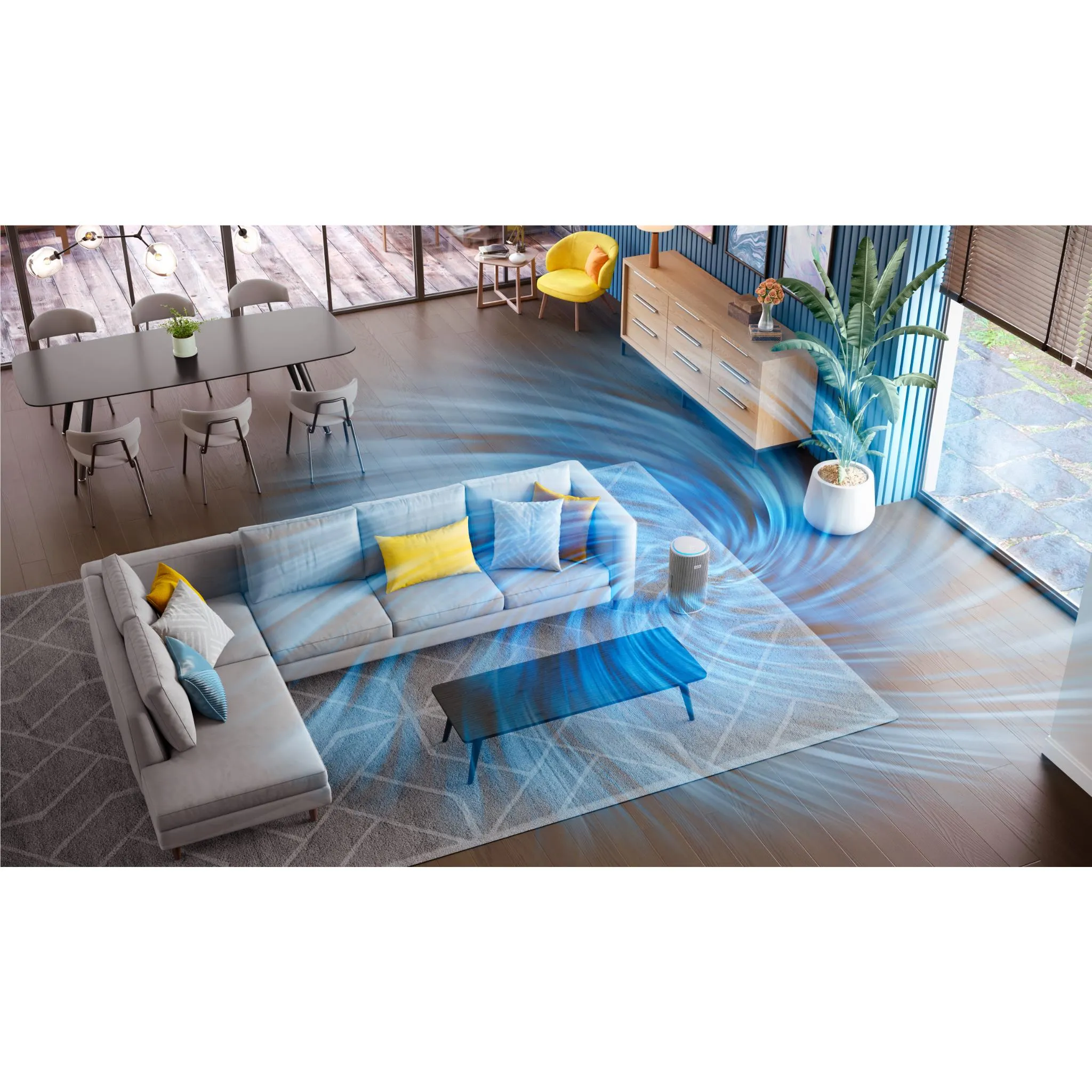 Philips PureProtect 3200 Series Smart Air Purifier (Silver White)
