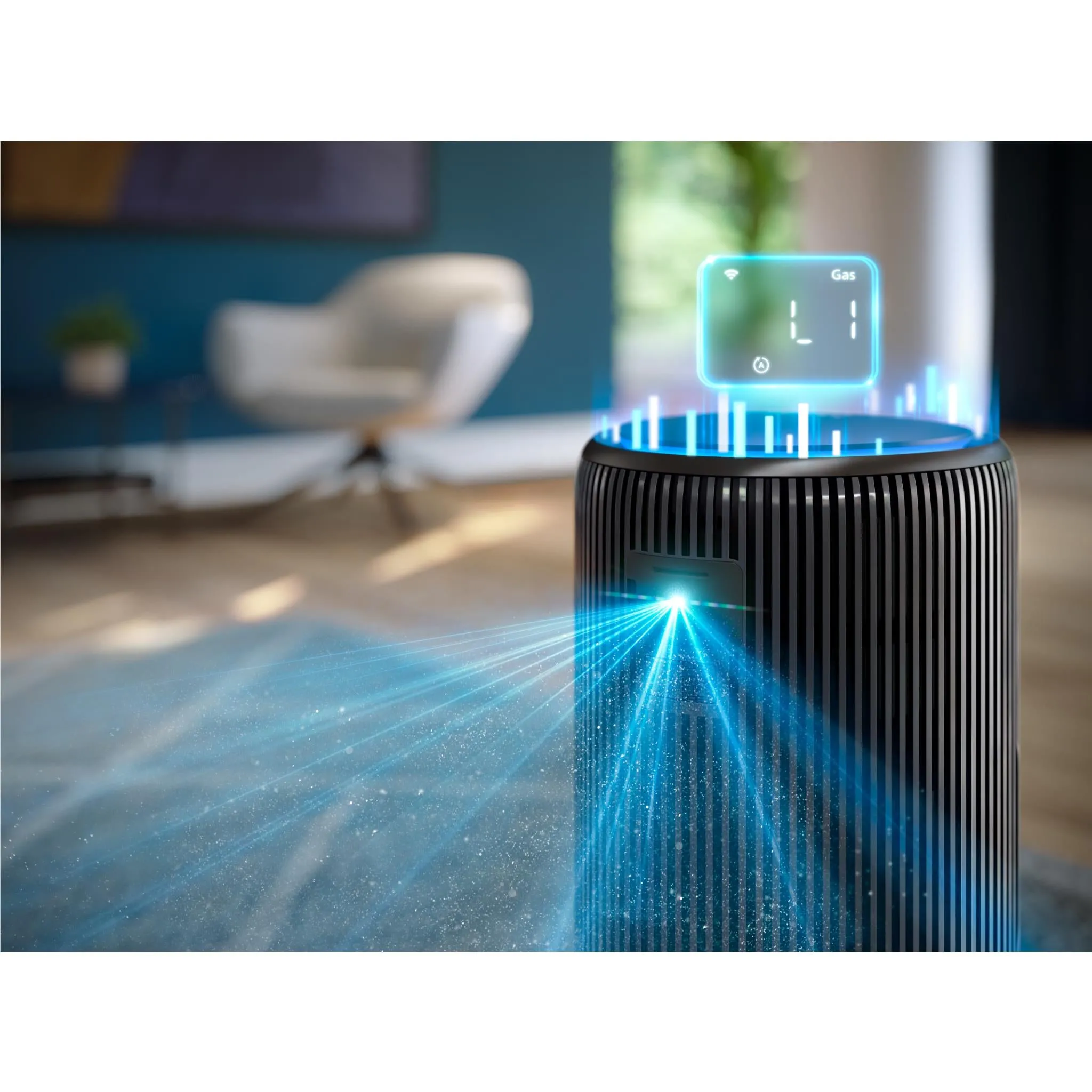 Philips Pureprotect Pro 4200 Series Smart Air Purifier (Metallic Black)