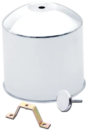 Phoenix QuickTrim Stainless Steel Rear Axle Hub Cover Kit for Medium Duty Trucks