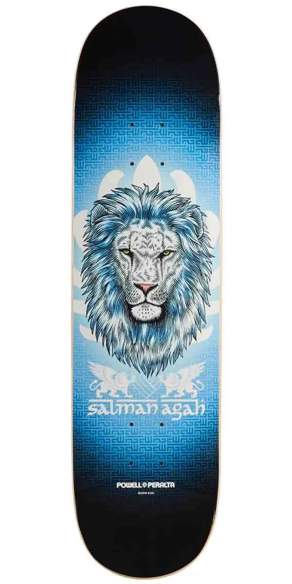 POWELL-PERALTA DECK - SALMON AGAH LION III SHAPE 245 FLIGHT DECK (8.75")