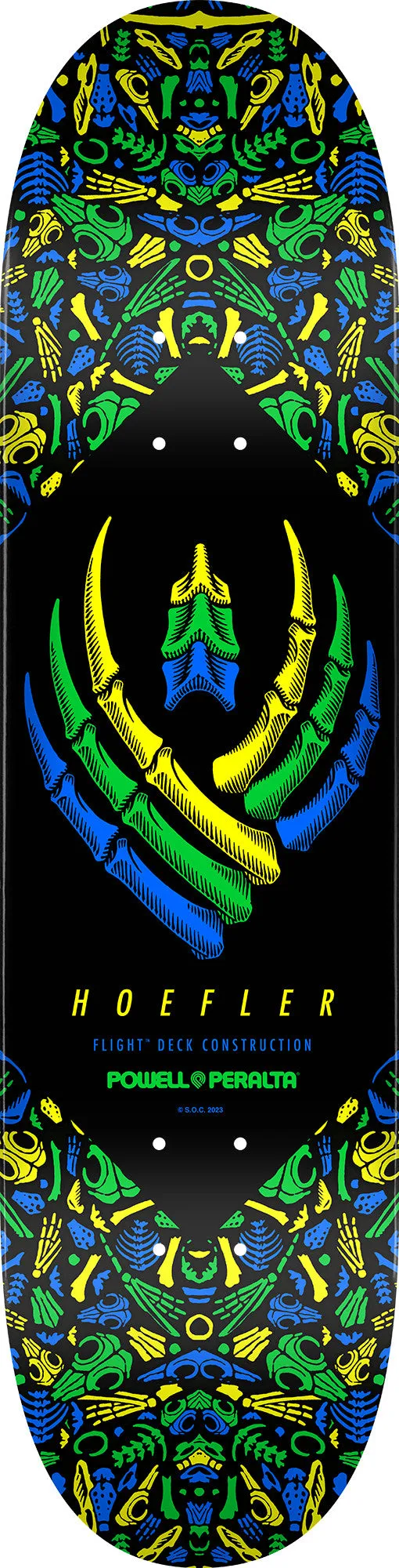 POWELL PERALTA FLIGHT DECK HOEFLER BONES - SHAPE 247 (8")