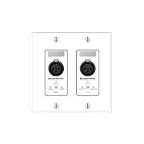 Rane RAD1 Remote Audio Device -2 XLR Mic Inputs - Ivory