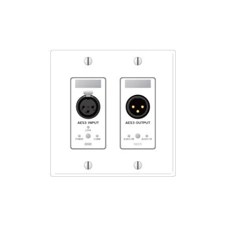 Rane RAD5 Remote Audio Device -AES3 Input/AES3 Output - White