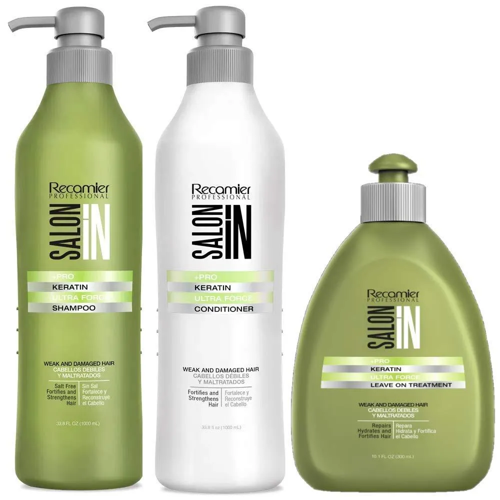 Recamier Professional Salon In  Pro Keratin Ultra Force Hair Kit