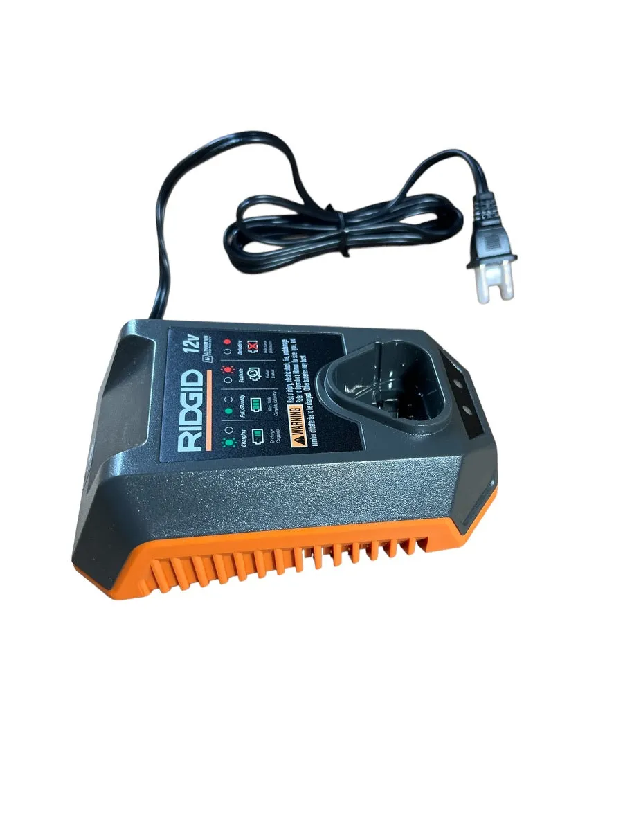 RIDGID 12-Volt Lithium-Ion Battery Charger