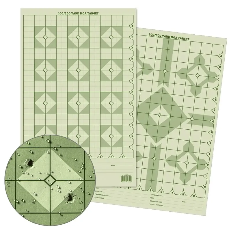 Rite in the Rain Precision Distance Diamond MOA Shooting Target - 11" x 17"
