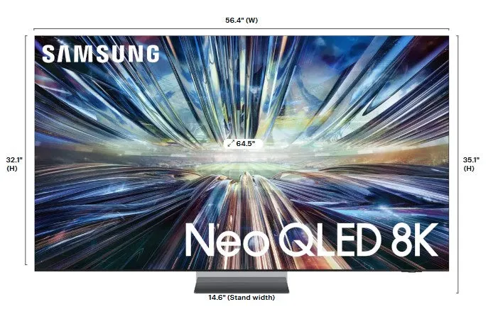 Samsung 65” Class QN900D Series Neo QLED 8K Smart Tizen TV