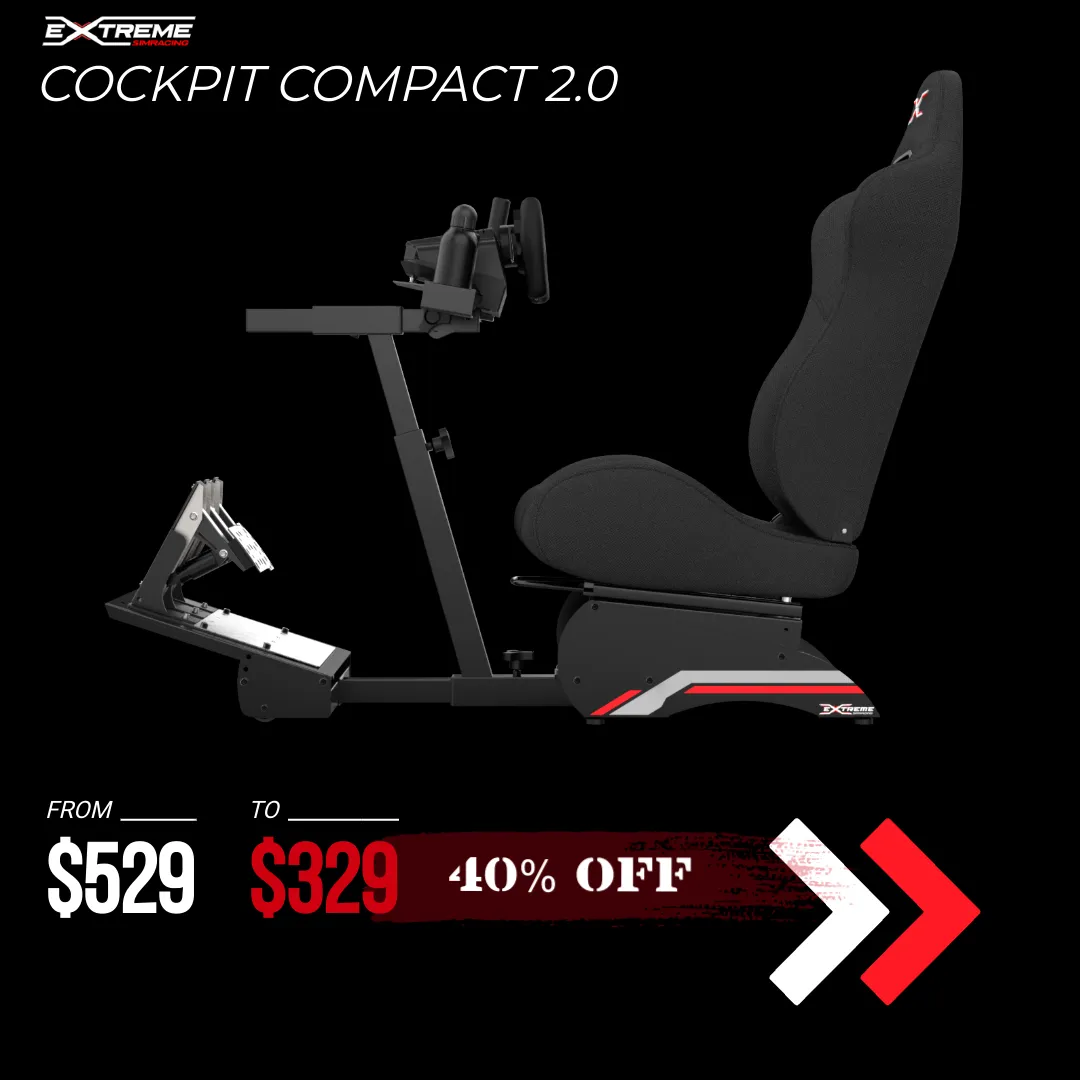 SIM RACING COCKPIT COMPACT 2.0