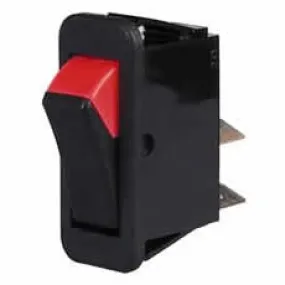 Switch Rocker On/Off Black/Red Pk 100