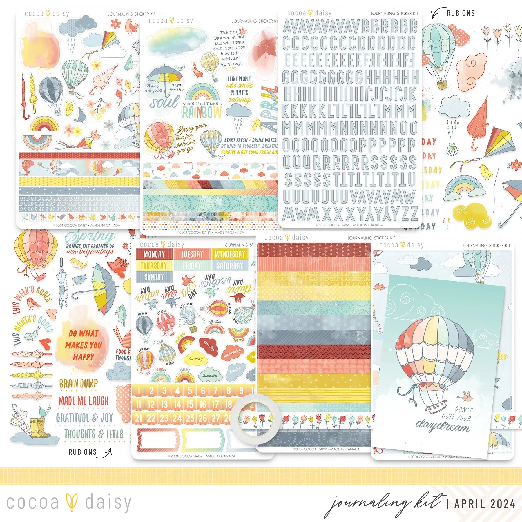 Take Flight Journaling Kit April 2024