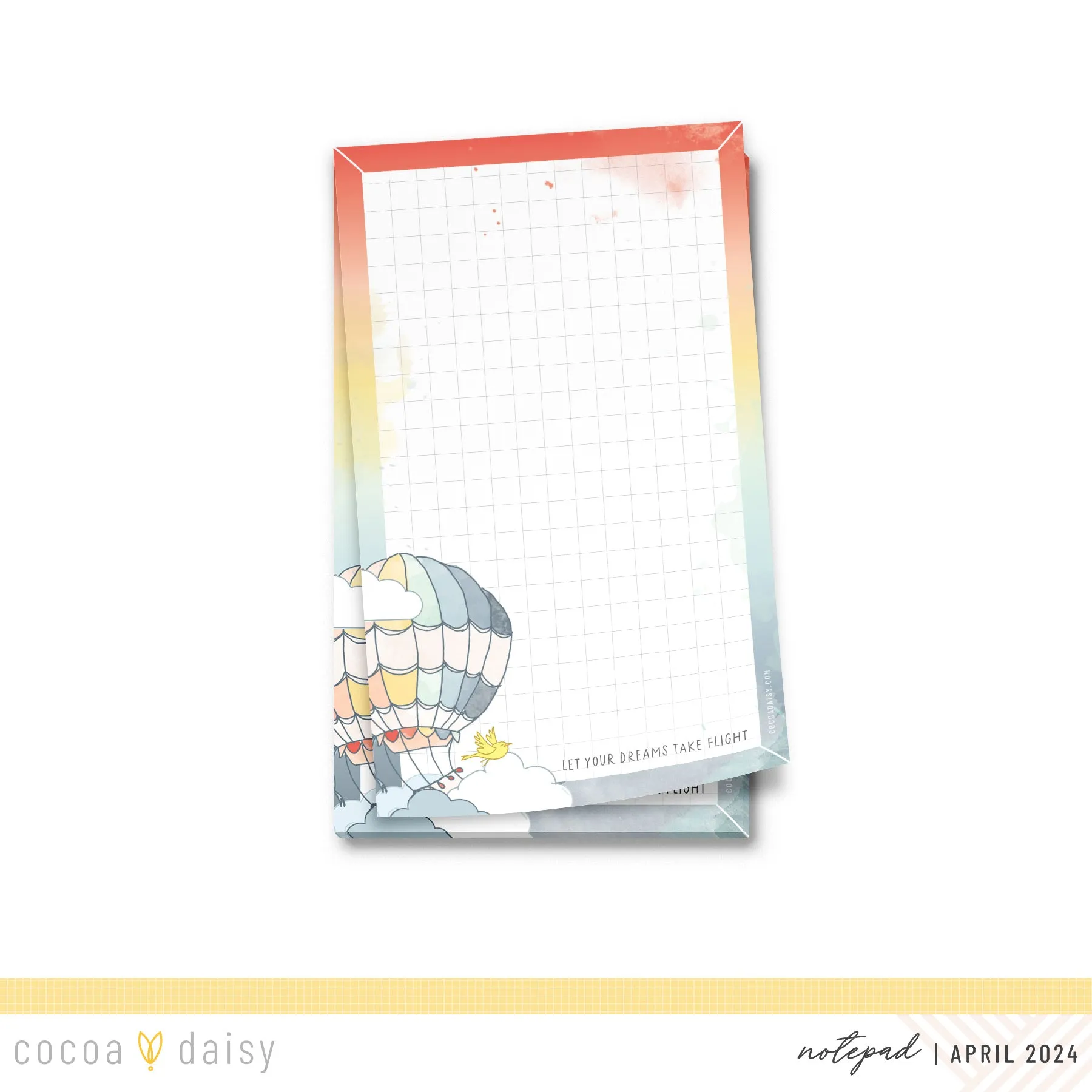 Take Flight Notepad April 2024
