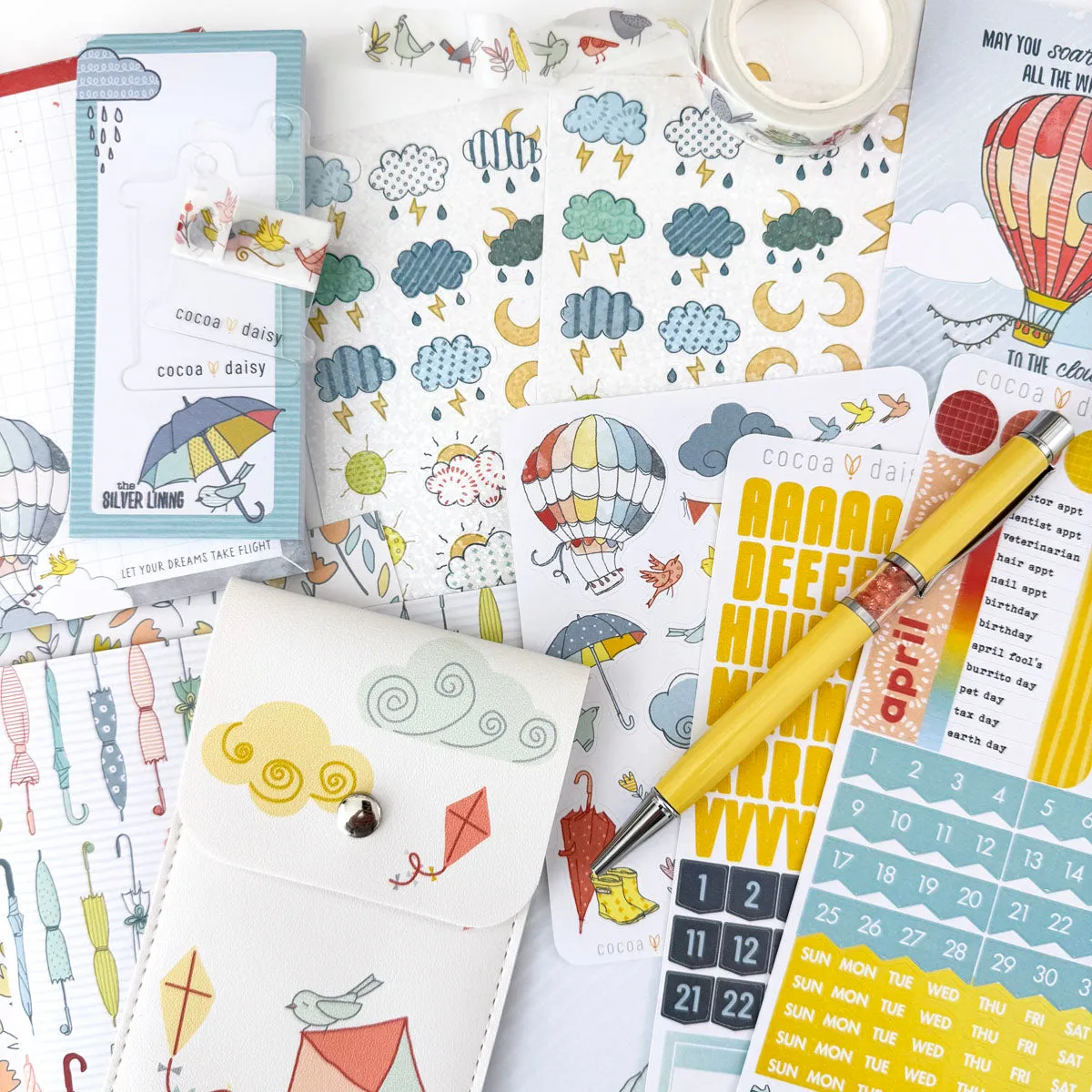 Take Flight Planner Kit - NO INSERT or NOTEBOOK April 2024
