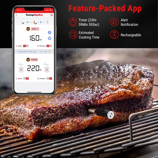 ThermoPro TempSpike TP960W Wireless Meat Thermometer with 500 ft. Remote Range