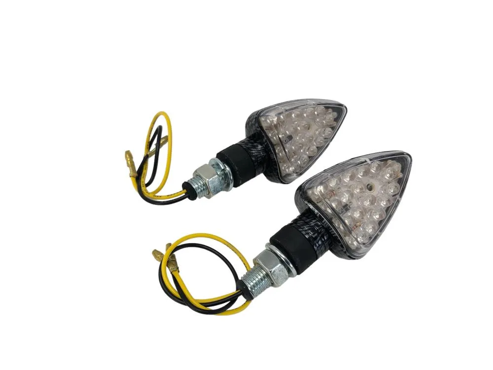 Turn Signal Set Arrow LED - Carbon Look - Highway Hawk H68-9282