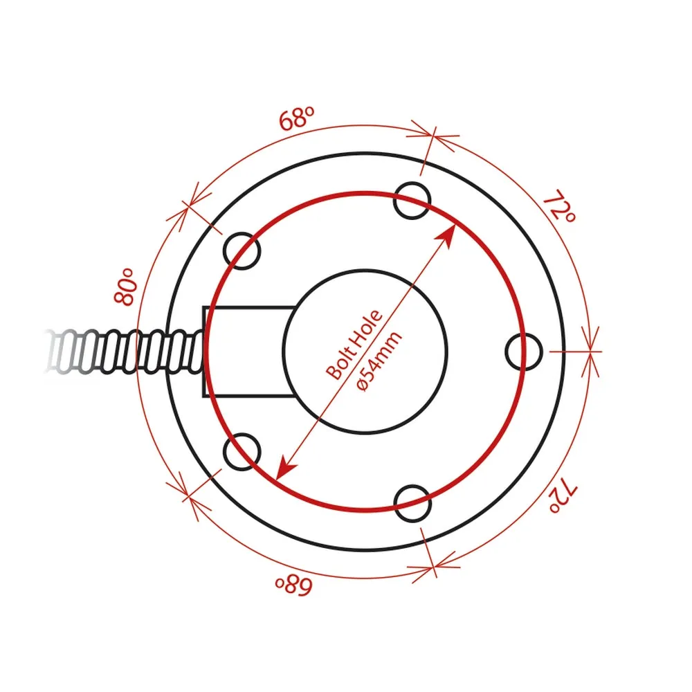 Veratron Tubular Fuel Sensor - 500mm - 90-4ohm