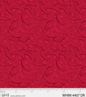 Whimsy Flight Pattern Dark Red