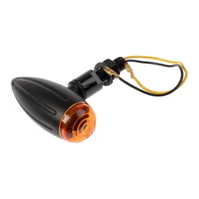 Whites LED Slimline Bullet Flasher Set 'Buffalo' -  Satin Black