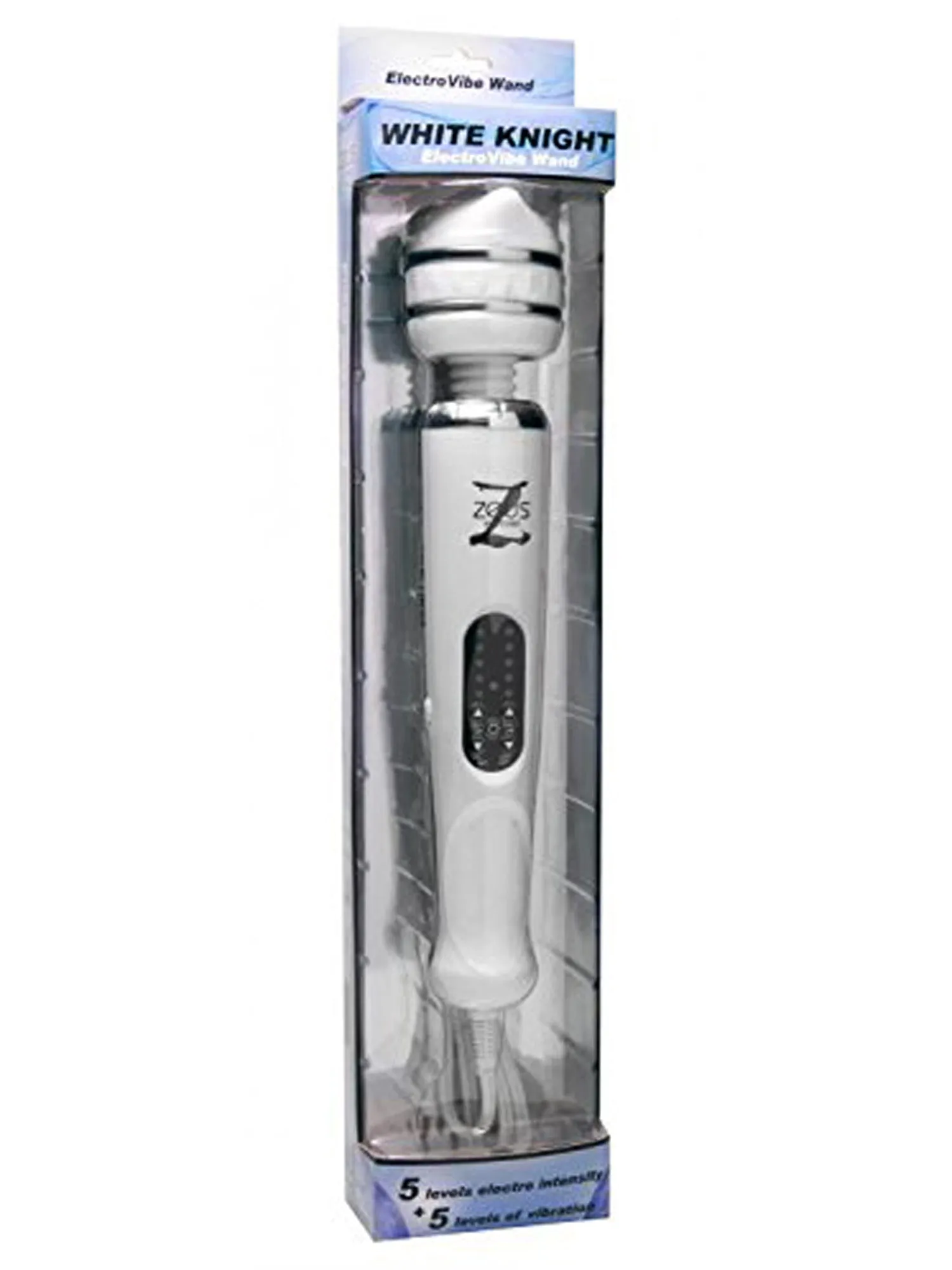Zeus White Knight Electro Vibrator Wand